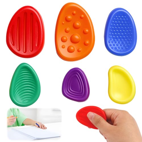 6 Stück Fidget Toys Sensory Stones, Beruhigendes Anti Stress Sensorik Spielzeug, Emotional Beruhigendes Spielzeug, zur Konzentrationsförderung Bei, Sensorik für Stressabbau für Erwachsene 6 Stück Fidget Toys Sensory Stones, Beruhigendes Anti Stress Sensorik Spielzeug, Emotional Beruhigendes Spielzeug, zur Konzentrationsförderung Bei, Sensorik für Stressabbau für Erwachsene von JRILUO