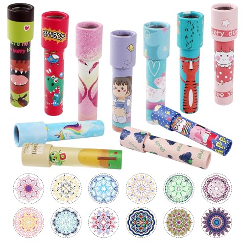 JRJRN 12Stks Buntes Klassisches Kaleidoskop Spielzeug, Lernendes Kaleidoskop Als Weihnachtsstrumpf Füller, Nostalgisches Kaleidoskop zum Befüllen von Tüten, Vintage Kaleidoskop für Kindergeburtstag JRJRN 12Stks Buntes Klassisches Kaleidoskop Spielzeug, Lernendes Kaleidoskop Als Weihnachtsstrumpf Füller, Nostalgisches Kaleidoskop zum Befüllen von Tüten, Vintage Kaleidoskop für Kindergeburtstag von JRJRN