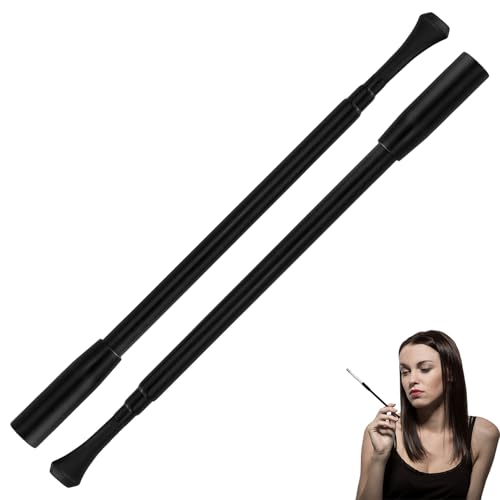 2 Stück Zigarettenspitze Schwarz ,Zigarettenhalter Damen,Langer Ausziehbarer Zigarettenhalter, FüR Karneval Party,Party-Dekoration, Cosplay-Requisiten von JRSHIRLEYLTD