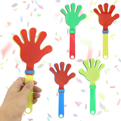 JRSHIRLEYLTD 24cm Tokaneit Krachmacher Händeklatschen Spielzeug,4 Stück Kunststoff Handklöppel, Requisiten für Festliche Atmosphäre, Verschiedene Händeklatschen für Partykonzerte JRSHIRLEYLTD 24cm Tokaneit Krachmacher Händeklatschen Spielzeug,4 Stück Kunststoff Handklöppel, Requisiten für Festliche Atmosphäre, Verschiedene Händeklatschen für Partykonzerte von JRSHIRLEYLTD