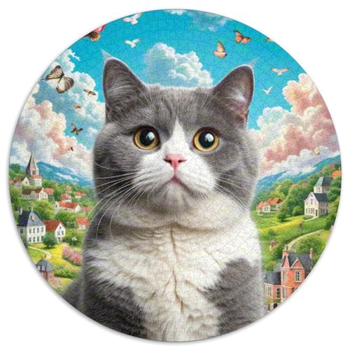 British Shorthair Cat 1000 Teile Cat Animal Rundes Puzzle Schwer Stressabbau Spielzeug Fü Erwachsene Puzzles Für Wand Dekoration Schwer Stressabbau Spielzeug Fü Erwachsene Für Erwachsene Und Kinder 10 British Shorthair Cat 1000 Teile Cat Animal Rundes Puzzle Schwer Stressabbau Spielzeug Fü Erwachsene Puzzles Für Wand Dekoration Schwer Stressabbau Spielzeug Fü Erwachsene Für Erwachsene Und Kinder 10 von JRVASNXOP
