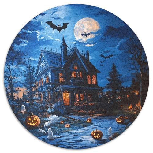 Castle 1000 Teile Rundes Puzzle Pädagogisches Stressabbau Puzzles Geschenke Von Schwer Stressabbau Spielzeug Fü Erwachsene Für Erwachsene Und Kinder 1000pcs (67.5x67.5cm) von JRVASNXOP