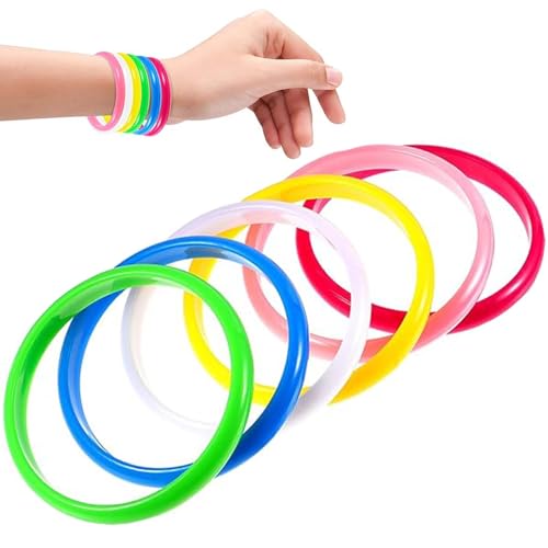 JRYGAC 6 Stück Mitgebsel Kindergeburtstag, Bunte Neon Armband Freundschaftsarmbänder, Candy Farbe Kunststoff Gelee Armbänder Party Deko, Armband Kinder, Festival Armbänder für Karneval, Mottoparty JRYGAC 6 Stück Mitgebsel Kindergeburtstag, Bunte Neon Armband Freundschaftsarmbänder, Candy Farbe Kunststoff Gelee Armbänder Party Deko, Armband Kinder, Festival Armbänder für Karneval, Mottoparty von JRYGAC
