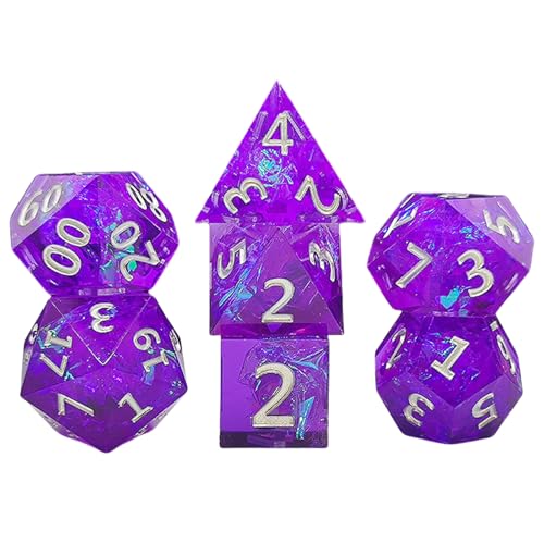 Gemischte Farbe Polyedrale Würfelharz Würfel Set Perfekt Für RPGs Und Brettspiele Für Cube Game Enthusiasts Abenteuer von JSGHGDF