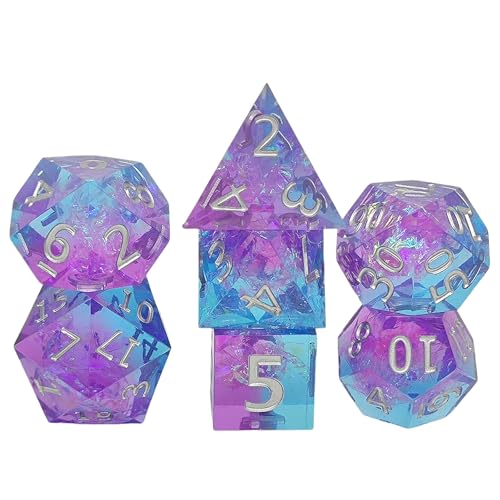 Gemischte Farbe Polyedrale Würfelharz Würfel Set Perfekt Für RPGs Und Brettspiele Für Cube Game Enthusiasts Abenteuer von JSGHGDF