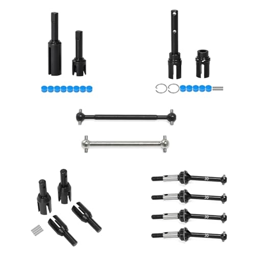 JSGHGDF 1/10 Skala Fernbedienungsauto CVD Wellen Metall Upgrades Teile Für XM01PRO Ersatzmodifizierung Vorräte von JSGHGDF