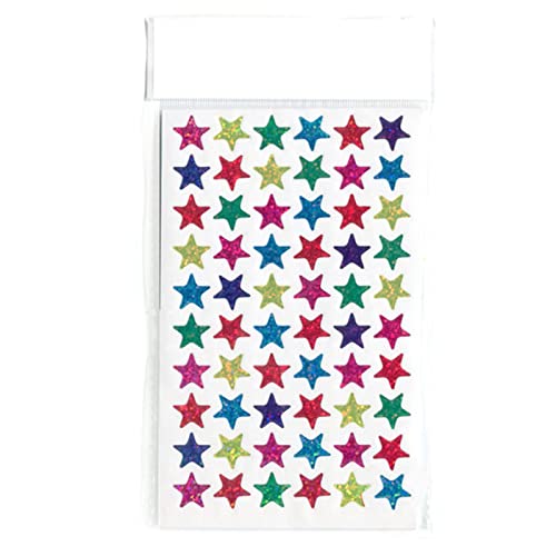 JSGHGDF 10 Stücke/Box Kinder Goldplattierte Auszeichnung Glitzer Aufkleber Lehrerin Lob Label Award Fünfzüßiger Star Gold Aufkleber Geschenk von JSGHGDF