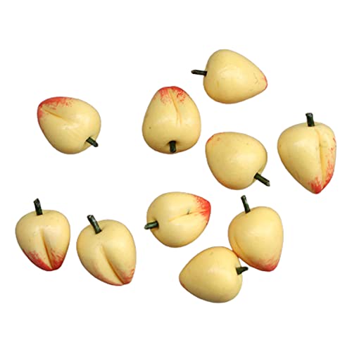 JSGHGDF 10pcs Obstharz Früchte Ozeanflasche Obst Figuren Mädchen Joint Für Puppenhaus Zugang von JSGHGDF