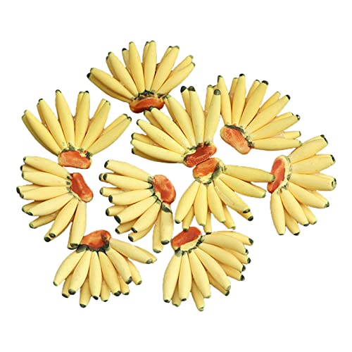 JSGHGDF 10pcs Obstharz Früchte Ozeanflasche Obst Figuren Mädchen Joint Für Puppenhaus Zugang von JSGHGDF