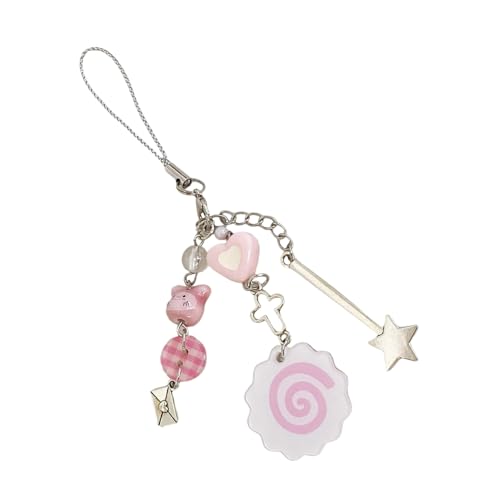 JSGHGDF 20 Sets Tauf-Partyzubehör Engel-Schlüsselanhänger Anhänger Organza Kordelzug Beutel Dankeschön Charm Geschenk-Boxen für Mädchen von JSGHGDF