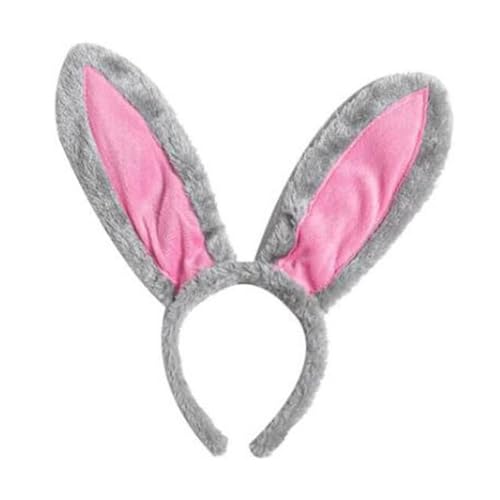 JSGHGDF Animal Hair Hoop Set Kaninchen Kostüme Set Schwanz Bowtie Kaninchen Ohren Stirnbänder Set Kaninchen Kopfbedeckung Kaninchen Haar Reif von JSGHGDF