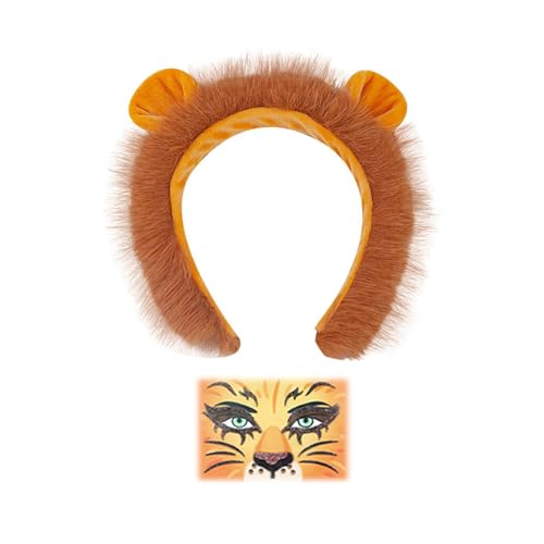 JSGHGDF Animal Rollenspiel Outfit Gesicht Aufkleber Halloween Tierkostüm Für Jungen Mädchen Kinder Erwachsene Halloween Geburtstag Cosplay JSGHGDF Animal Rollenspiel Outfit Gesicht Aufkleber Halloween Tierkostüm Für Jungen Mädchen Kinder Erwachsene Halloween Geburtstag Cosplay von JSGHGDF