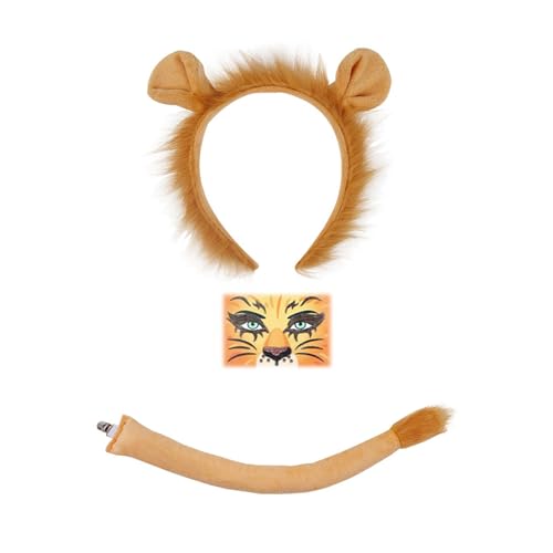 JSGHGDF Animal Rollenspiel Outfit Gesicht Aufkleber Halloween Tierkostüm Für Jungen Mädchen Kinder Erwachsene Halloween Geburtstag Cosplay JSGHGDF Animal Rollenspiel Outfit Gesicht Aufkleber Halloween Tierkostüm Für Jungen Mädchen Kinder Erwachsene Halloween Geburtstag Cosplay von JSGHGDF