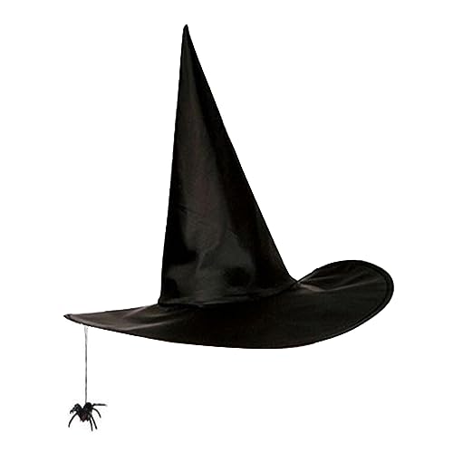 JSGHGDF Baumelnde Spinnen Witch Hats Assistent Kostümzubehör Für Halloween Party Decors Decors Halloween Rollenspiele JSGHGDF Baumelnde Spinnen Witch Hats Assistent Kostümzubehör Für Halloween Party Decors Decors Halloween Rollenspiele von JSGHGDF