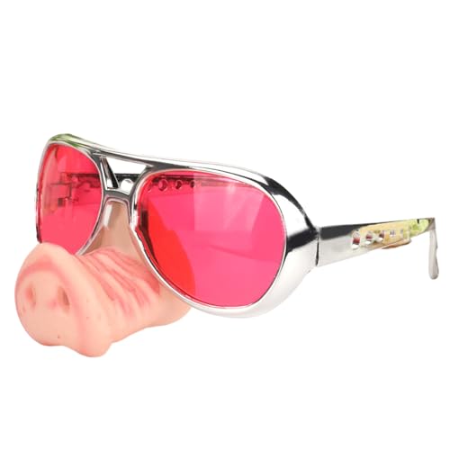 JSGHGDF Big Nase Eyewear Halloween Cosplay Party Decors Brillen Kostümfoto Requisiten Halloween Verkleidung Brille Mit Lustiger Nase JSGHGDF Big Nase Eyewear Halloween Cosplay Party Decors Brillen Kostümfoto Requisiten Halloween Verkleidung Brille Mit Lustiger Nase von JSGHGDF