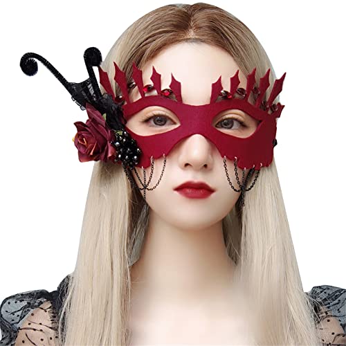 JSGHGDF Blumenquasten Halbe Gesichtsmaske Für Frauen Maskerade Maske Venezianische Girls Halloween Party Fashion Party Maske JSGHGDF Blumenquasten Halbe Gesichtsmaske Für Frauen Maskerade Maske Venezianische Girls Halloween Party Fashion Party Maske von JSGHGDF
