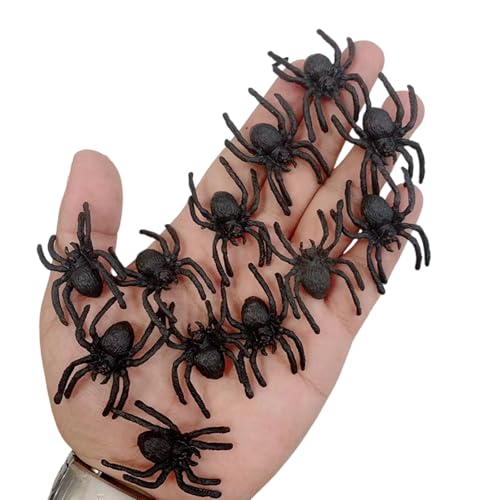 JSGHGDF Bulk 12 Stücke Halloween Spiders Spielzeug Sortiment Für Lustige Goodie Taschen Halloween Dark Craft PVC Spiders JSGHGDF Bulk 12 Stücke Halloween Spiders Spielzeug Sortiment Für Lustige Goodie Taschen Halloween Dark Craft PVC Spiders von JSGHGDF