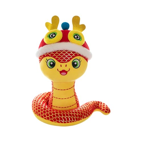JSGHGDF Chinesisches Neujahr Plüsch Schlangenspielzeug 2025 Zodiacal Maskottchenpuppen Stofftiere Für Heimdekorse Festival Hängende Dekoration JSGHGDF Chinesisches Neujahr Plüsch Schlangenspielzeug 2025 Zodiacal Maskottchenpuppen Stofftiere Für Heimdekorse Festival Hängende Dekoration von JSGHGDF