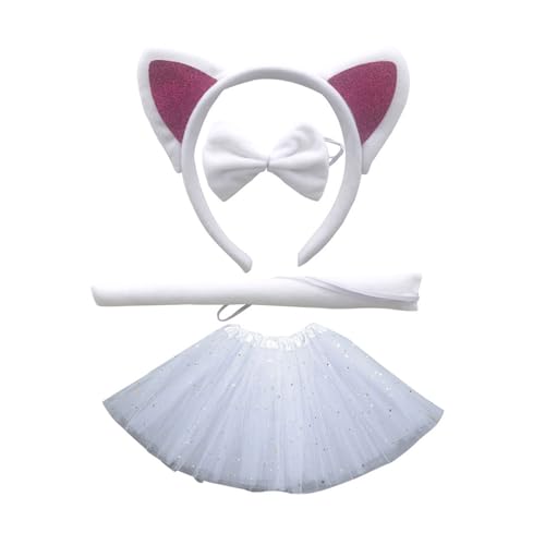 JSGHGDF Costume Set Ohe Stirnband Schwanz Fliegenkeiltutu Rock Für Kinder Girls Halloween Weihnachtsfeier Cosplay Requisiten JSGHGDF Costume Set Ohe Stirnband Schwanz Fliegenkeiltutu Rock Für Kinder Girls Halloween Weihnachtsfeier Cosplay Requisiten von JSGHGDF