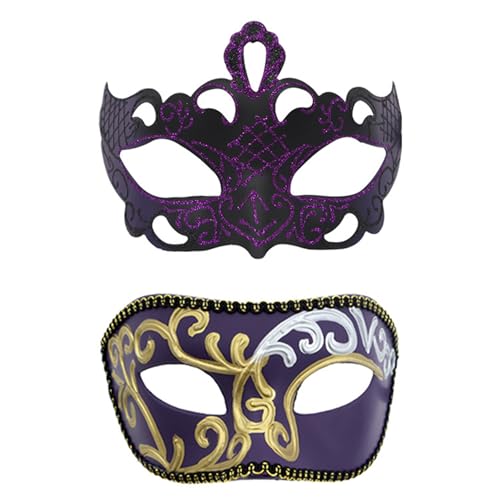 JSGHGDF Ehepaar Masquerade Maske Pailletten Maskerade Eyemask Halbgesicht Halloween Kostümmaske Für Frauen Männer Halloween Hochzeit Abschlussball JSGHGDF Ehepaar Masquerade Maske Pailletten Maskerade Eyemask Halbgesicht Halloween Kostümmaske Für Frauen Männer Halloween Hochzeit Abschlussball von JSGHGDF