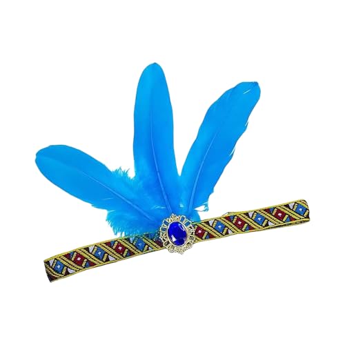 JSGHGDF Fasching-Haarband, Halloween, Kopfschmuck für Maskerade, Make-up, Party, Maskerade, brüllender Flapper, Cosplay, bequemes Gummiband JSGHGDF Fasching-Haarband, Halloween, Kopfschmuck für Maskerade, Make-up, Party, Maskerade, brüllender Flapper, Cosplay, bequemes Gummiband von JSGHGDF