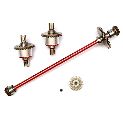 JSGHGDF Fernbedienungssteuerautoantriebswellen Kits Hochgeschwindigkeit Differential Getriebebaugruppe Für 1:12 1:14 Wltoys 144001 von JSGHGDF