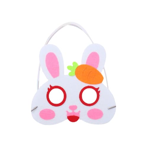 JSGHGDF Filztiermaske Für Kinderpartymaske Kinder Maskerade Maske Für Halloween Cosplay Dress Up Party Gunst von JSGHGDF