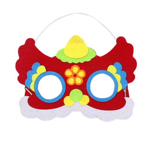 JSGHGDF Filztiermaske Für Kinderpartymaske Kinder Maskerade Maske Für Halloween Cosplay Dress Up Party Gunst JSGHGDF Filztiermaske Für Kinderpartymaske Kinder Maskerade Maske Für Halloween Cosplay Dress Up Party Gunst von JSGHGDF