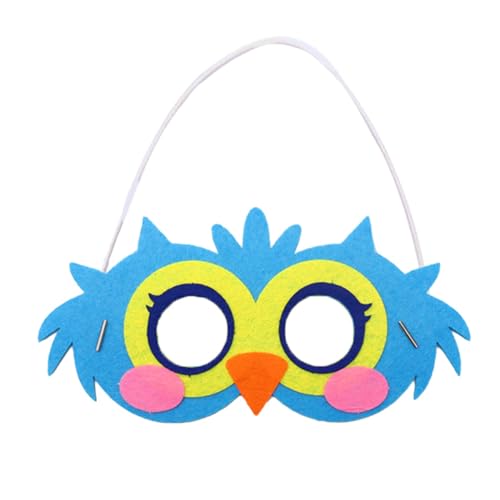 JSGHGDF Filztiermaske Für Kinderpartymaske Kinder Maskerade Maske Für Halloween Cosplay Dress Up Party Gunst von JSGHGDF