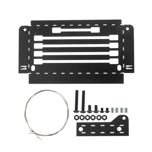JSGHGDF Foldable Camping Table Plate Edelstahl Upgrade Fernbedienungsfahrzeugzubehör Für 1/10 TRX-4 von JSGHGDF