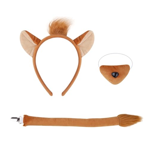 JSGHGDF Foxes Kostüm Set Ohr Hecksness von JSGHGDF