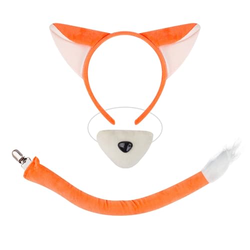 JSGHGDF Foxes Kostüm Set Ohr Hecksness JSGHGDF Foxes Kostüm Set Ohr Hecksness von JSGHGDF