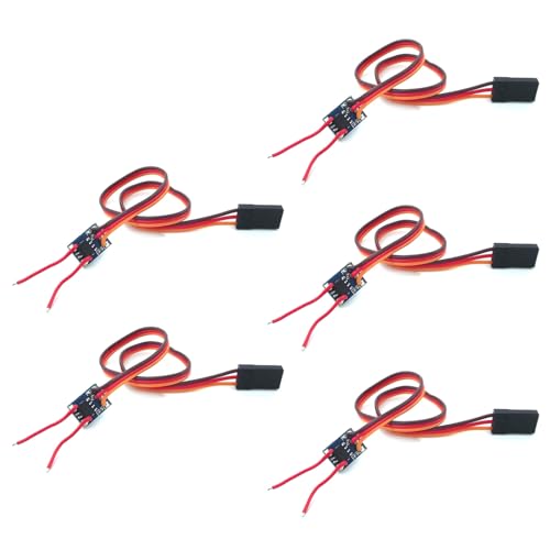 JSGHGDF Gebürstete Elektronische Geschwindigkeit Controller Upgraded Modification Kits Für Fernbedienungs Spielzeugschaltplatine 5PCs von JSGHGDF