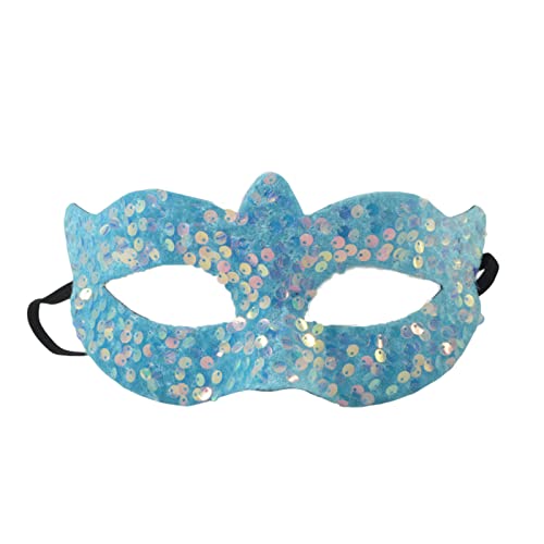 JSGHGDF Glänzende Pailletten Für Frauen Lady Masquerade Maske Party Girls Pretty Half Face Halloween Kostüme Accessoires von JSGHGDF