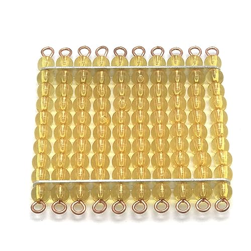 JSGHGDF Golden Perlenspiel Für Die Verbesserung des Intellents Zählen Von Dezimalsystemen Mathematikzahlen Für Kinder Mathematik Puzzlespielzeug von JSGHGDF