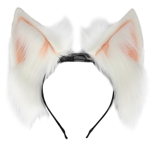 JSGHGDF Haarreif für Feiertage, Party, Cosplay, Plüsch, Ohr, Kopfschmuck, Cartoon-Headhoop, Kostüm, Bälle, Kopfschmuck für Mädchen und Damen JSGHGDF Haarreif für Feiertage, Party, Cosplay, Plüsch, Ohr, Kopfschmuck, Cartoon-Headhoop, Kostüm, Bälle, Kopfschmuck für Mädchen und Damen von JSGHGDF
