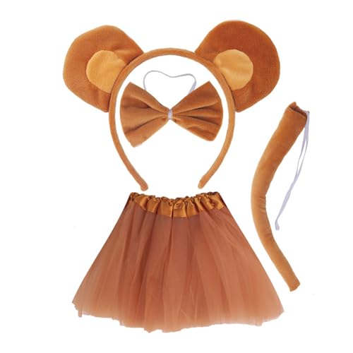 JSGHGDF Halloween Monkey Cosplay Kostüm Affen Ohrstirnband Schwanz Bowtie Kids Animals Cosplay Set Halloween Tierkleid Set Set Set JSGHGDF Halloween Monkey Cosplay Kostüm Affen Ohrstirnband Schwanz Bowtie Kids Animals Cosplay Set Halloween Tierkleid Set Set Set von JSGHGDF