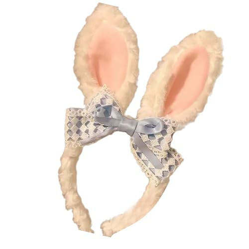 JSGHGDF Kinder-Cosplay-Hasen-Haarband für Party, Halloween, Kopfbedeckung für Musikfestivals, Foto-Requisiten für Mädchen, Foto-Requisiten, Neuheit Ohren JSGHGDF Kinder-Cosplay-Hasen-Haarband für Party, Halloween, Kopfbedeckung für Musikfestivals, Foto-Requisiten für Mädchen, Foto-Requisiten, Neuheit Ohren von JSGHGDF