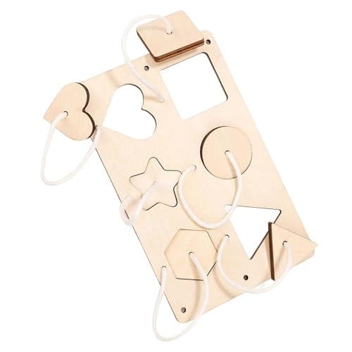 JSGHGDF Kinder Holzbesetzte Für Kleinkind Abakus Und Formpassungs Spieltraining Sensory Boards Formen von JSGHGDF