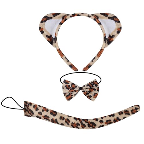JSGHGDF Kinder Tierkostümzubehör Ohrstirnband Schwanz Nase Bowtie Rock Für Mädchen Weihnachten Halloween Dress Up JSGHGDF Kinder Tierkostümzubehör Ohrstirnband Schwanz Nase Bowtie Rock Für Mädchen Weihnachten Halloween Dress Up von JSGHGDF