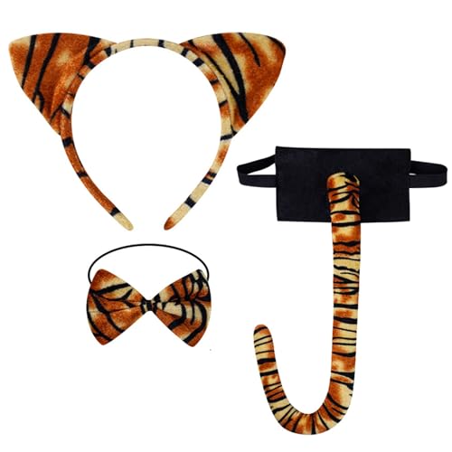 JSGHGDF Kinder Tierkostümzubehör Ohrstirnband Schwanz Nase Bowtie Rock Für Mädchen Weihnachten Halloween Dress Up JSGHGDF Kinder Tierkostümzubehör Ohrstirnband Schwanz Nase Bowtie Rock Für Mädchen Weihnachten Halloween Dress Up von JSGHGDF