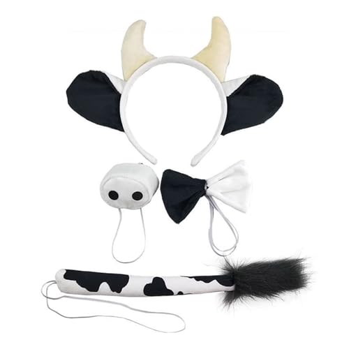 JSGHGDF Kuh Rollenspiel Outfit Accessoires Halloween Tierkostüm Für Jungen Mädchen Kinder Erwachsene Halloween Geburtstag Cosplay Party JSGHGDF Kuh Rollenspiel Outfit Accessoires Halloween Tierkostüm Für Jungen Mädchen Kinder Erwachsene Halloween Geburtstag Cosplay Party von JSGHGDF
