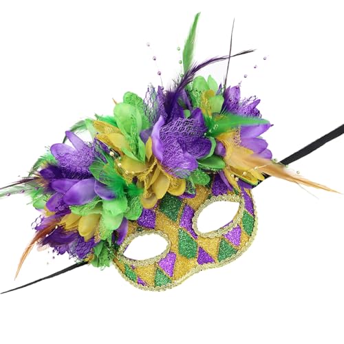 JSGHGDF Mardi Gras Halloween Kostümmaske Maskerade Maske Carnivals Mardi Gras Für Party JSGHGDF Mardi Gras Halloween Kostümmaske Maskerade Maske Carnivals Mardi Gras Für Party von JSGHGDF
