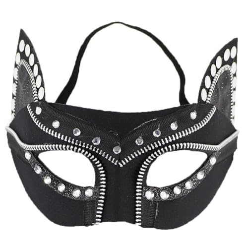 JSGHGDF Masquerade Maske Halloween Eyemask Cosplay Kostüm Halbmaske Masquerade Kostüm Katzen Sehen Sich Eyemask Für Halloween Karnevale JSGHGDF Masquerade Maske Halloween Eyemask Cosplay Kostüm Halbmaske Masquerade Kostüm Katzen Sehen Sich Eyemask Für Halloween Karnevale von JSGHGDF