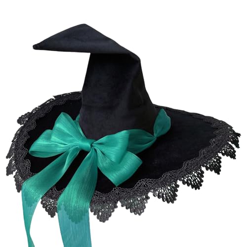 JSGHGDF Mystischer Lolitas Hexenhut, Halloween, langlebig, Themen-Event-Kopfbedeckung, für Cosplay-Veranstaltungen und den täglichen Gebrauch JSGHGDF Mystischer Lolitas Hexenhut, Halloween, langlebig, Themen-Event-Kopfbedeckung, für Cosplay-Veranstaltungen und den täglichen Gebrauch von JSGHGDF