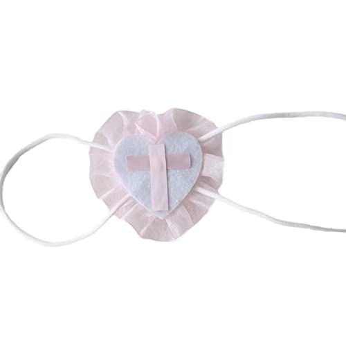JSGHGDF Nettes Cartoon Anime Cosplay Kostüm Mit Leuchten Crucifix Embroidery Single Eye Maske Blindfold Geschenk Für Frauen Und Mädchen JSGHGDF Nettes Cartoon Anime Cosplay Kostüm Mit Leuchten Crucifix Embroidery Single Eye Maske Blindfold Geschenk Für Frauen Und Mädchen von JSGHGDF