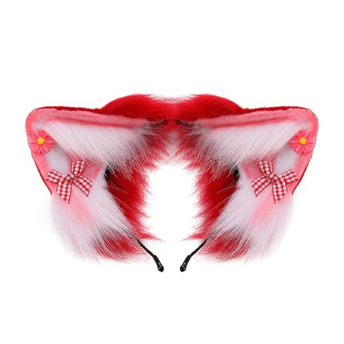 JSGHGDF Ohren-Haarreif für Damen, Live-Übertragung, Haarreif für Halloween, Cosplay, Haarschmuck JSGHGDF Ohren-Haarreif für Damen, Live-Übertragung, Haarreif für Halloween, Cosplay, Haarschmuck von JSGHGDF