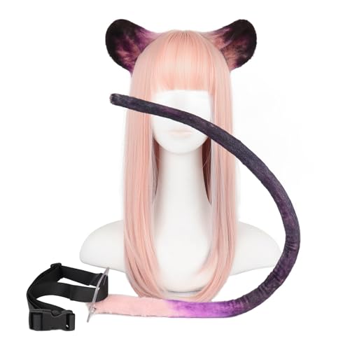JSGHGDF Ohren- und Schwanz-Set, pelzige Ohren, Stirnband mit Schwanz, Halloween, Cosplay, Party, Kostüm, Zubehör, Kinder und Erwachsene JSGHGDF Ohren- und Schwanz-Set, pelzige Ohren, Stirnband mit Schwanz, Halloween, Cosplay, Party, Kostüm, Zubehör, Kinder und Erwachsene von JSGHGDF