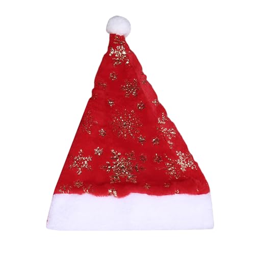 JSGHGDF Pailletten Weihnachtsfest Weihnachtsmütze Dicker Plüschkopfbedecker Weiße Pelzige Rand Für Weihnachtsfeiern Cosplay Accessoires JSGHGDF Pailletten Weihnachtsfest Weihnachtsmütze Dicker Plüschkopfbedecker Weiße Pelzige Rand Für Weihnachtsfeiern Cosplay Accessoires von JSGHGDF