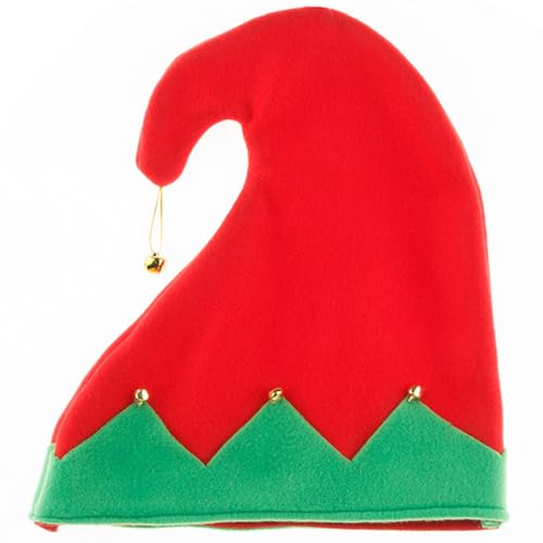 JSGHGDF Pelziger Weihnachtself Mit Glocken Für Urlaubsfeiern Geben Freundlichkeit Elfen New Year Party Cosplay Accessoires von JSGHGDF